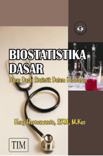 Sampul buku Biostatistika Dasar ...